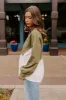 Sweet Whispers Shift Top in Olive sold by Impressions
