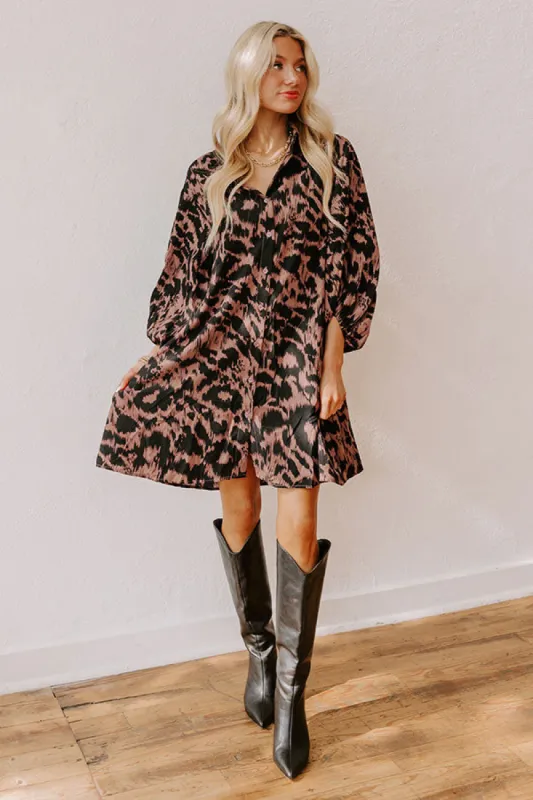 Dreaming Of Soho Button Down Mini Dress sold by Impressions