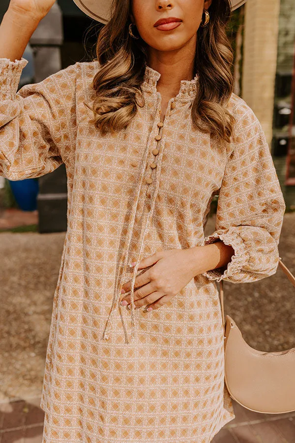 Chasing Sunsets Embroidered Mini Dress sold by Impressions product image thumbnail 3