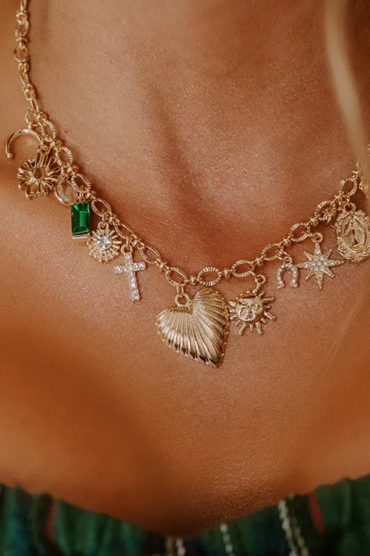 Loving Glance Charm Necklace sold by Impressions