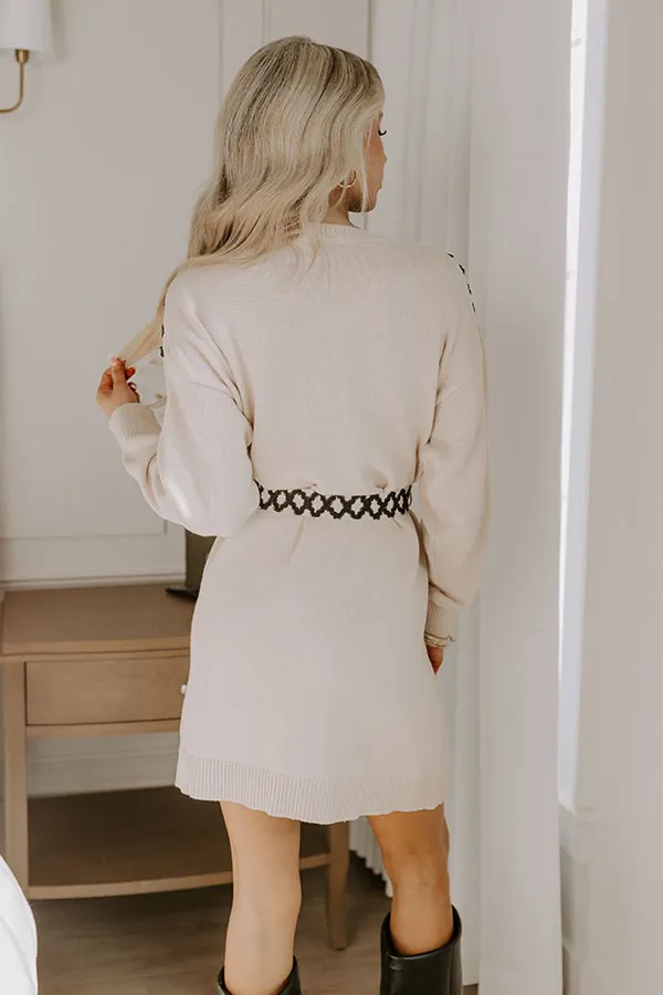 Tucson Brunch Embroidered Sweater Dress sold by Impressions product image thumbnail 5