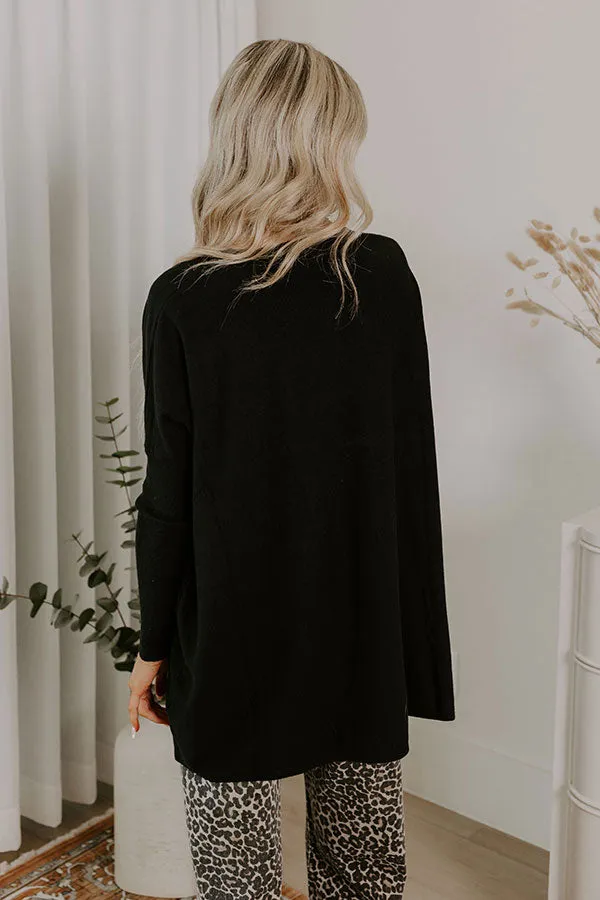 Always Cozy Sweater Top in Black sold by Impressions product image thumbnail 4