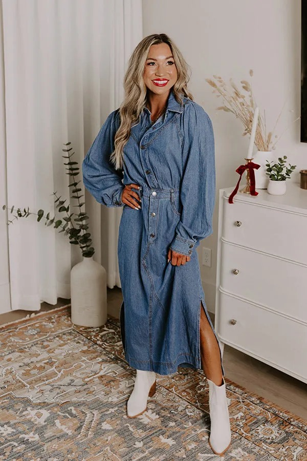 City Chic Denim Midi in Medium Wash sold by Impressions product image thumbnail 2