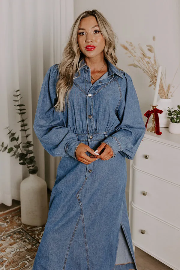 City Chic Denim Midi in Medium Wash sold by Impressions product image thumbnail 3