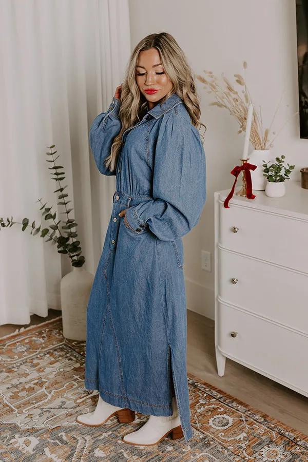 City Chic Denim Midi in Medium Wash sold by Impressions product image thumbnail 4