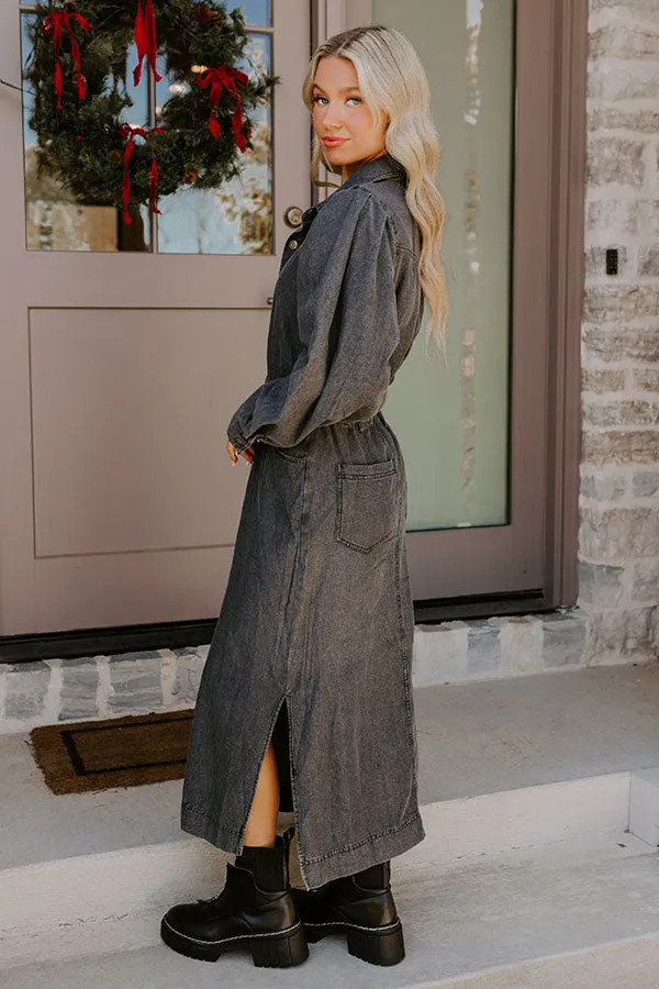 City Chic Denim Midi in Vintage Black sold by Impressions product image thumbnail 4