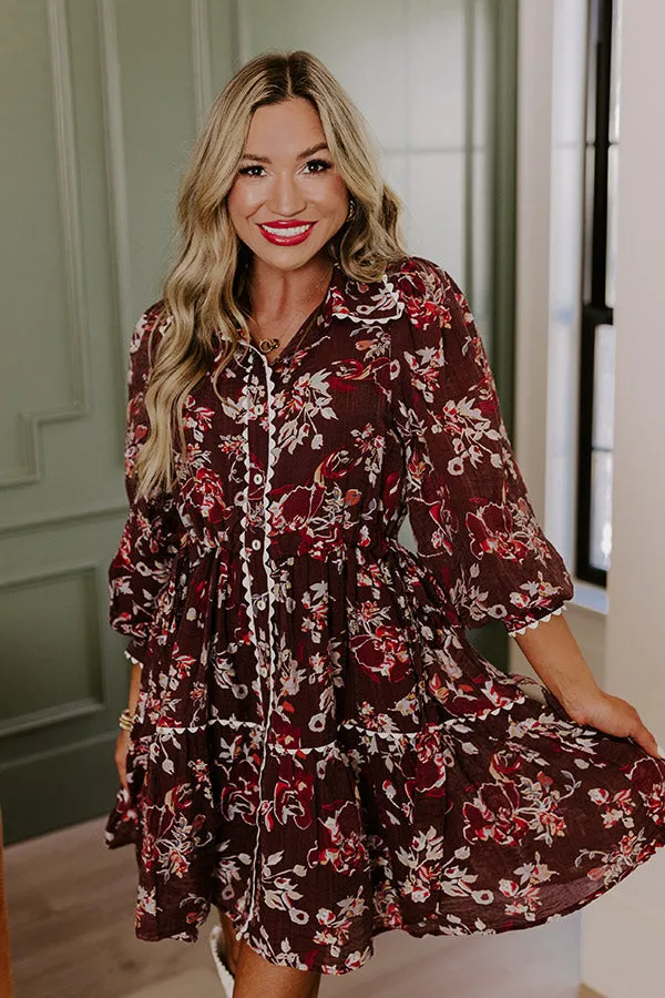 Sweet Moments Floral Mini Dress sold by Impressions