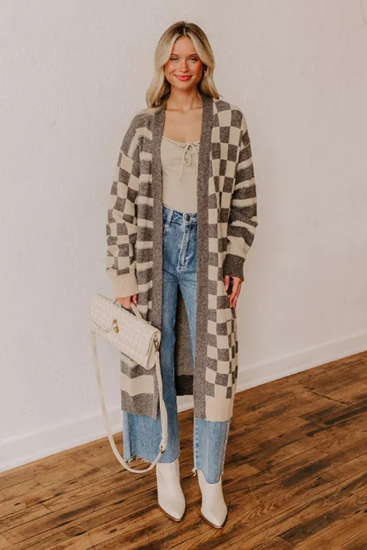 Fit Check Knit Cardigan in Grey sold by Impressions