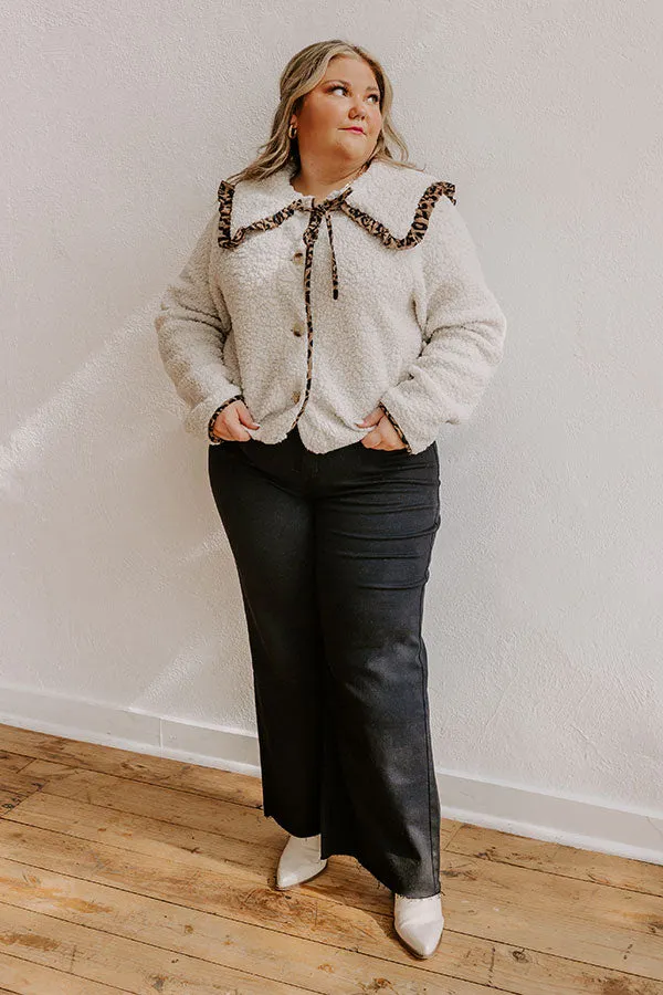 Uptown Cozy Sherpa Jacket Curves sold by Impressions