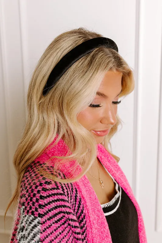 Velvet Dreams Headband in Black sold by Impressions