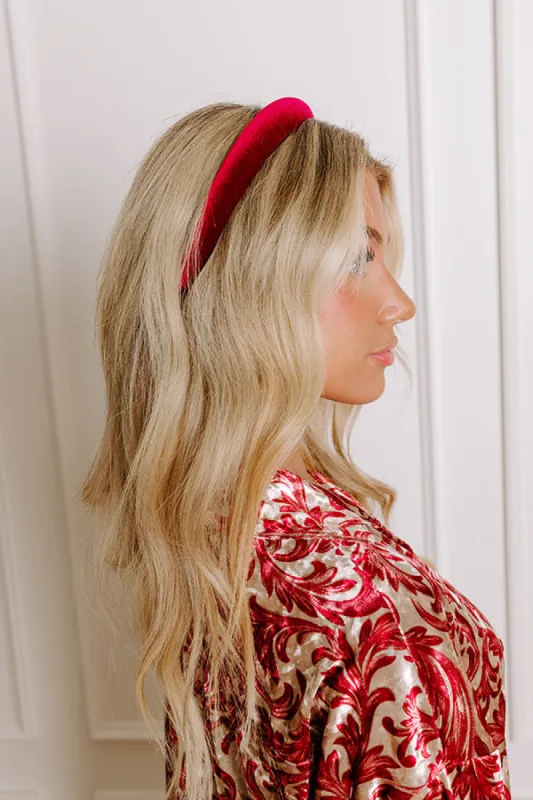 Velvet Dreams Headband in Wine sold by Impressions