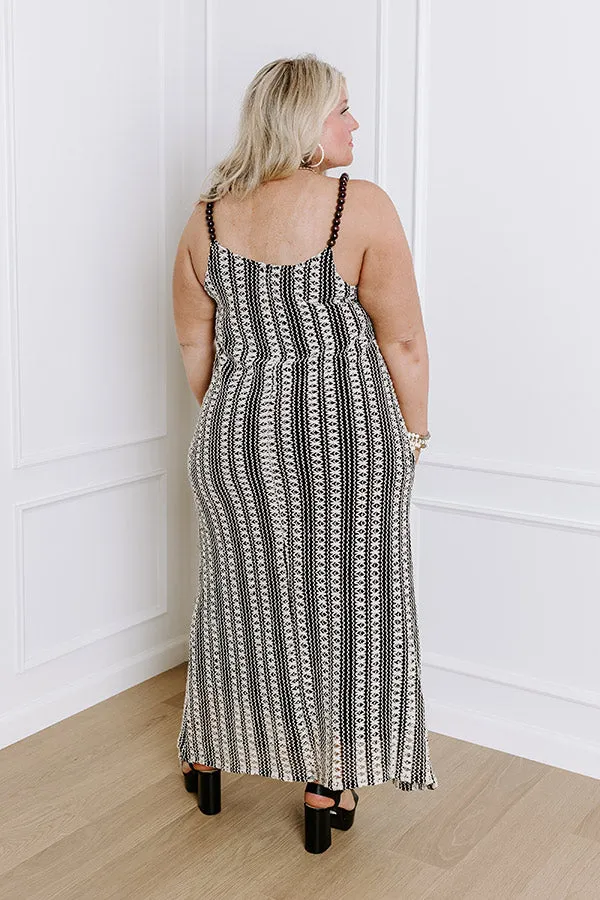 Acapulco Sunsets Knit Maxi Dress Curves sold by Impressions product image thumbnail 3