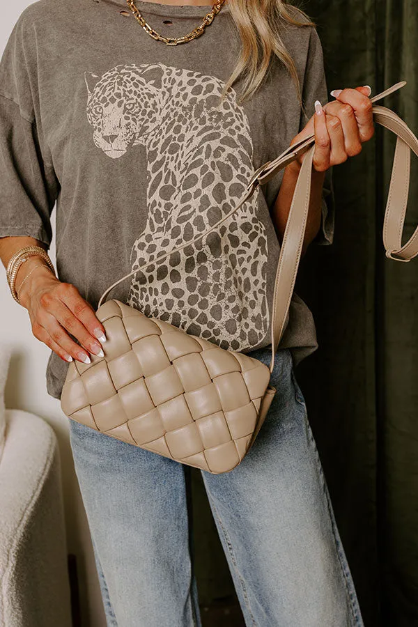 Cafe Cutie Faux Leather Woven Crossbody sold by Impressions