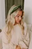 Luxe Lifestyle Velvet Headband in Olive sold by Impressions