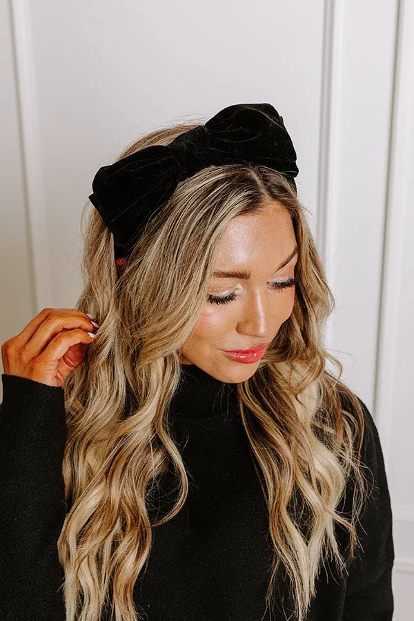 Cute Energy Velvet Headband in Black sold by Impressions product image thumbnail 3