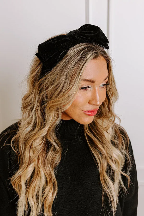 Cute Energy Velvet Headband in Black sold by Impressions product image thumbnail 2