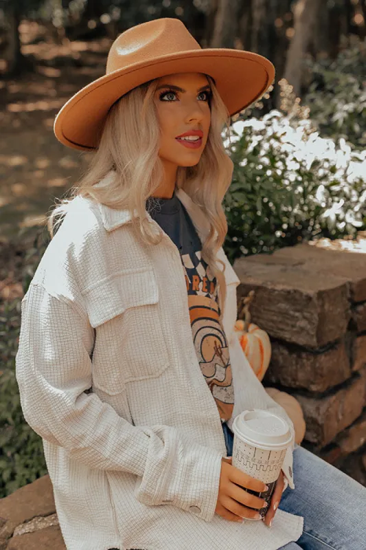 Blast The Tunes Felt Fedora In Chocolate sold by Impressions