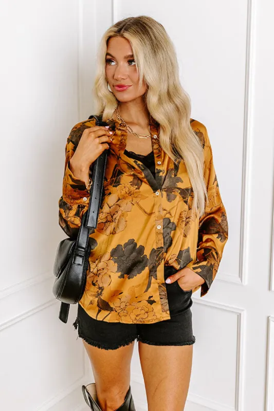 Look My Way Satin Top sold by Impressions