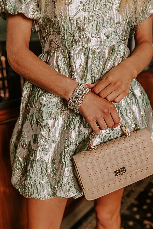 Sparkle In Your Eye Stretch Bracelet Set in Gold sold by Impressions product image thumbnail 2