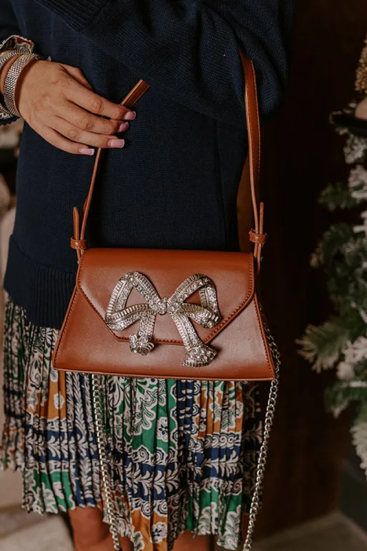 Total Crush Faux Leather Purse in Camel sold by Impressions
