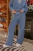 Uptown Chic High Waist Ribbed Pants in Riverside sold by Impressions
