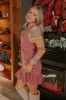 Cool Weather Crush Knit Mini Dress in Blush sold by Impressions