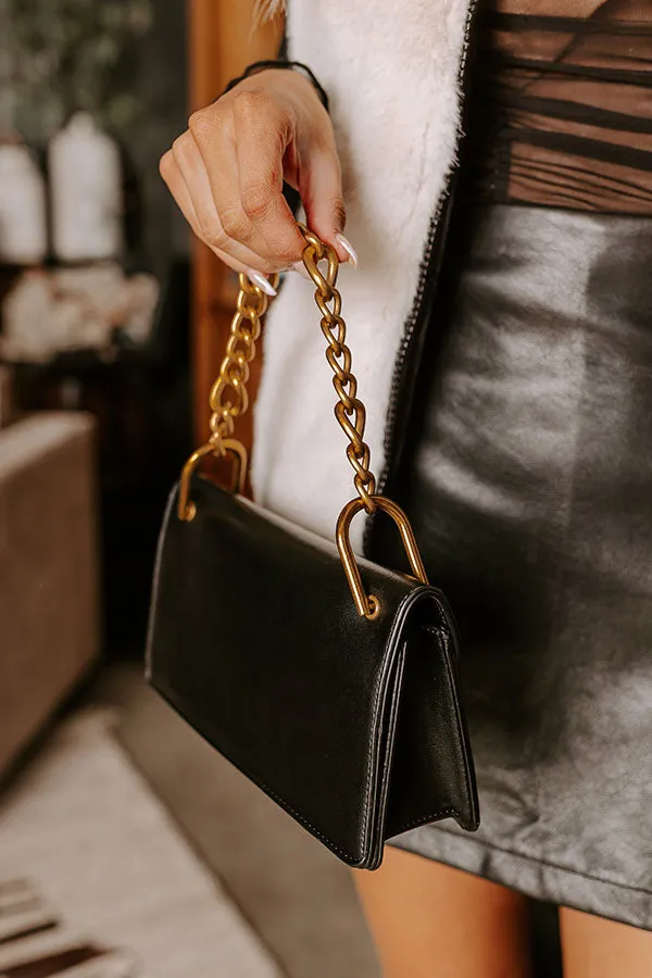 Happy Hour Meetup Faux Leather Purse in Black sold by Impressions product image thumbnail 4