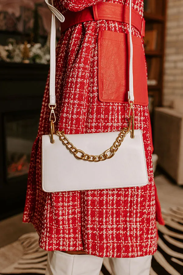 Happy Hour Meetup Faux Leather Purse in White sold by Impressions product image thumbnail 3