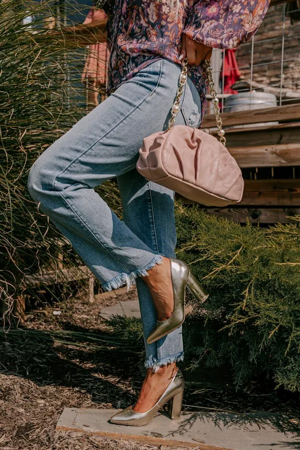 The Ariadne Metallic Heel In Gold sold by Impressions product image thumbnail 2