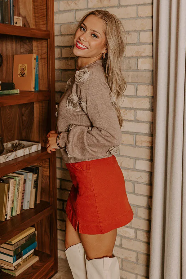 Smell The Roses Knit Sweater Top sold by Impressions product image thumbnail 4