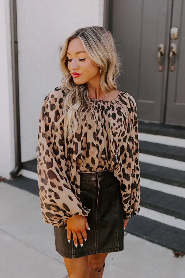Chic Statement Leopard Top sold by Impressions