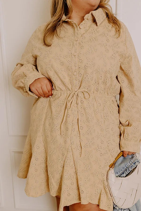 Blissful Smile Eyelet Mini Dress Curves sold by Impressions product image thumbnail 4