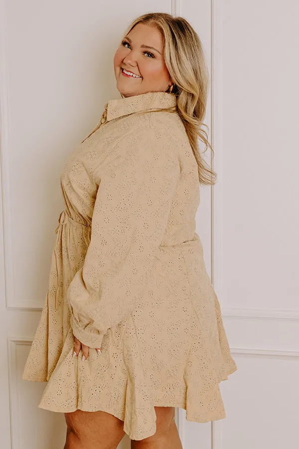 Blissful Smile Eyelet Mini Dress Curves sold by Impressions product image thumbnail 5