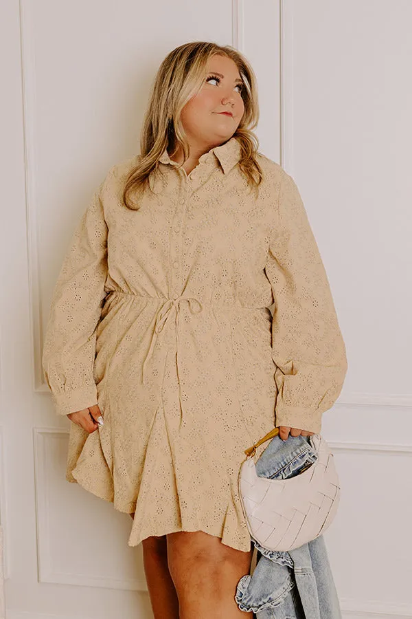 Blissful Smile Eyelet Mini Dress Curves sold by Impressions product image thumbnail 2