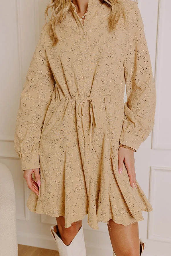 Blissful Smile Eyelet Mini Dress sold by Impressions product image thumbnail 3