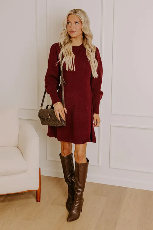 Social Gathering Sweater Mini Dress sold by Impressions