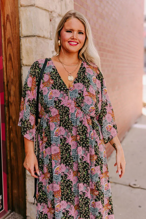 Whimsical Ways Maxi In Black Curves sold by Impressions product image thumbnail 5