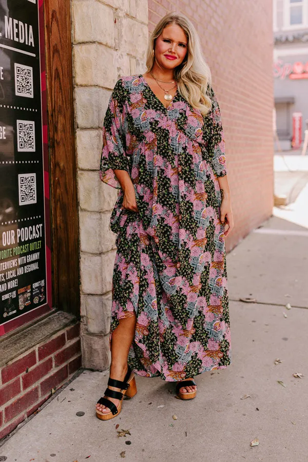 Whimsical Ways Maxi In Black Curves sold by Impressions product image thumbnail 2