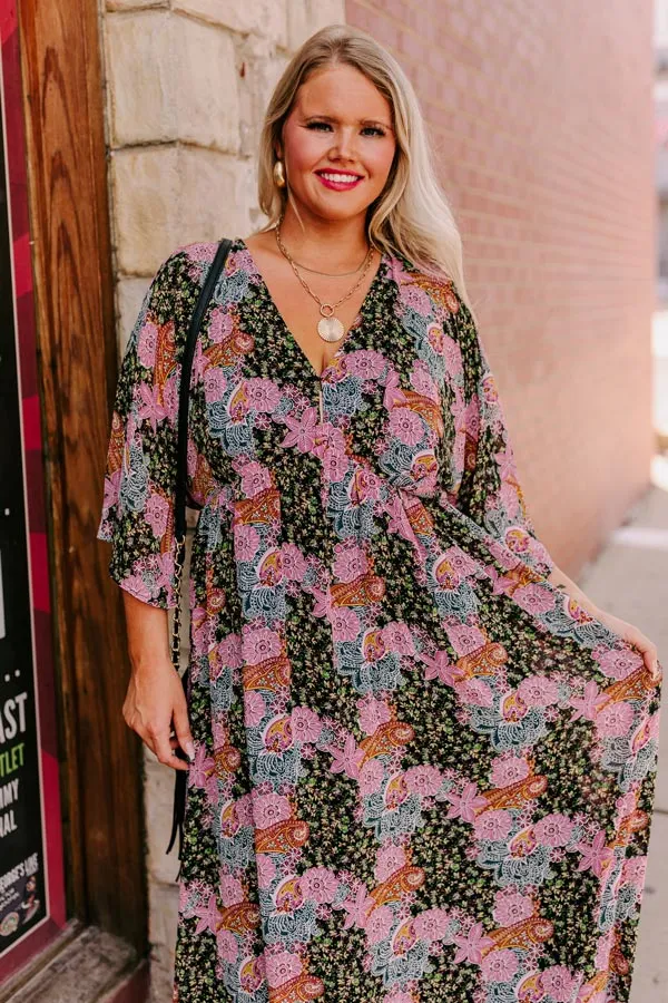 Whimsical Ways Maxi In Black Curves sold by Impressions product image thumbnail 3