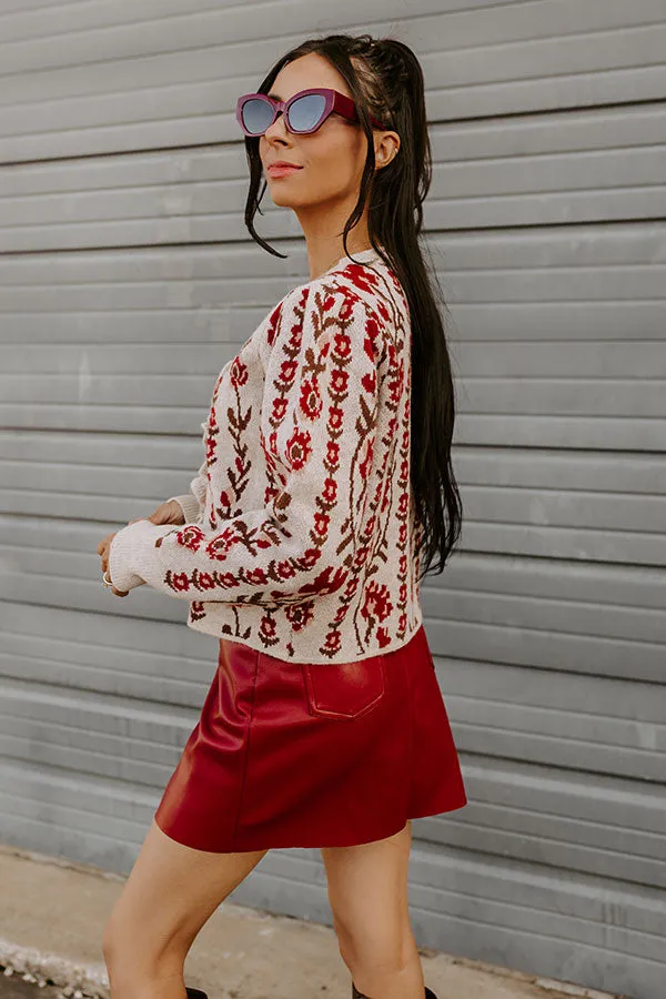 Charming Glance Floral Sweater sold by Impressions product image thumbnail 4