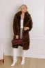 Gala Nights Faux Fur Coat In Chestnut sold by Impressions