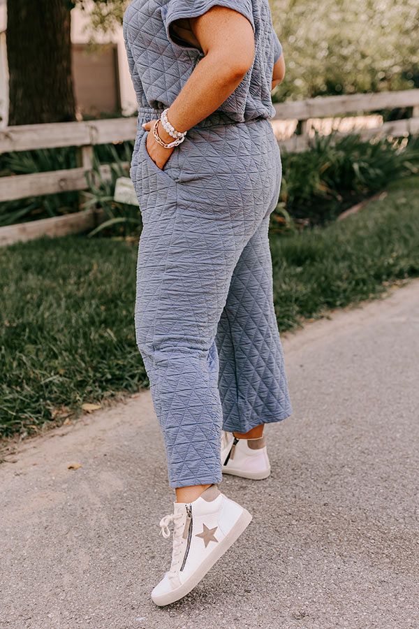 Creekside Cabin High Waist Pants In Slate Curves sold by Impressions product image thumbnail 5