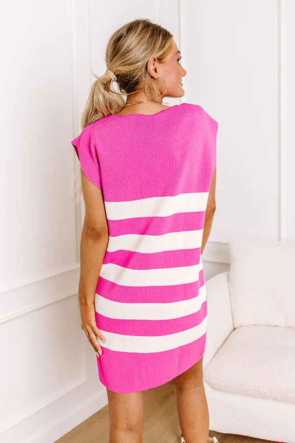 Country Club Ready Knit Dress in Pink sold by Impressions product image thumbnail 5