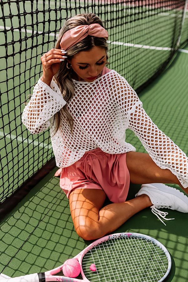 Coastal Cruising Knit Top In White sold by Impressions product image thumbnail 3