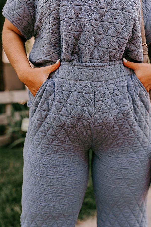 Creekside Cabin High Waist Pants In Slate Curves sold by Impressions product image thumbnail 3