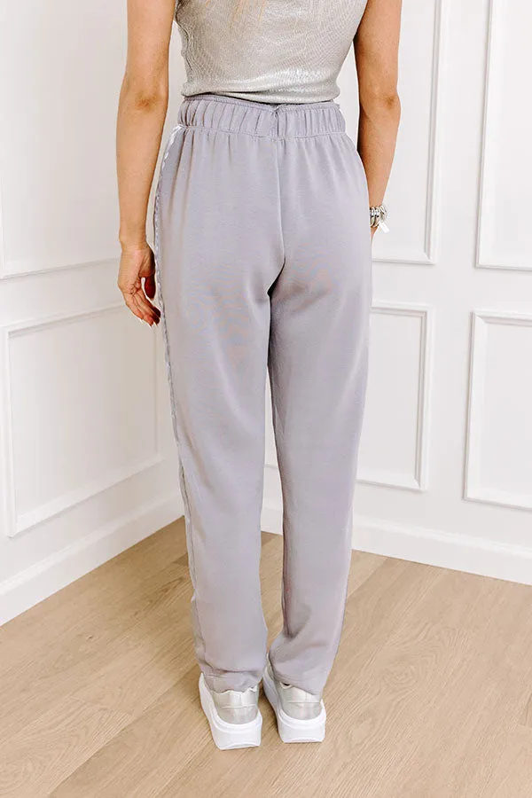 Flow And Chill High Waist Straight Leg Pants in Grey sold by Impressions product image thumbnail 5