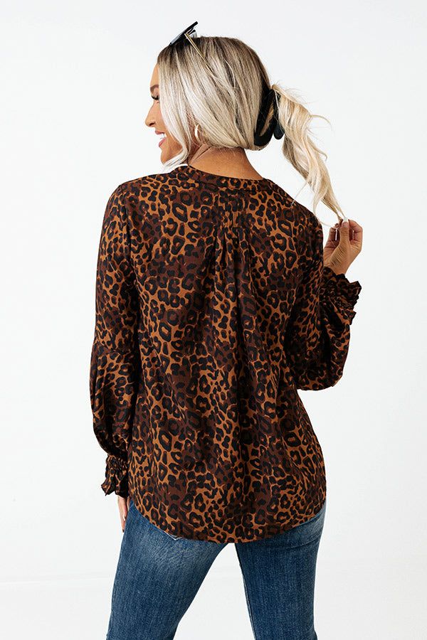 Simply Flourishing Leopard Shift Top sold by Impressions product image thumbnail 5