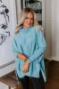 Time For Cozy Sweater in Light Teal sold by Impressions