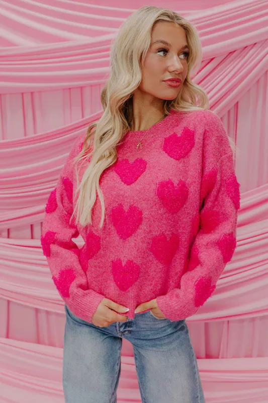 Bold Hearted Knit Sweater sold by Impressions