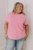 Chic Mindset Vintage Wash Tee Curves sold by Impressions